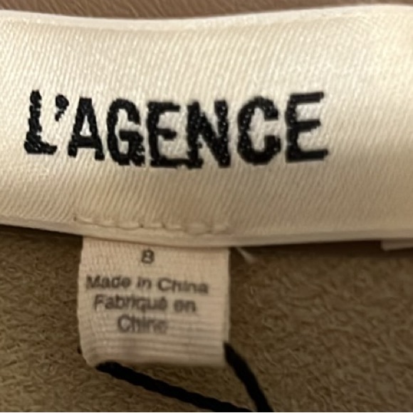 L'AGENCE Aliyah Cutout  MIDI Dress in Dark Chanterelle, Size 8, NWT - Picture 13 of 17